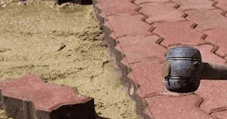 Укладка плитки на песок в Дзержинском в октябре