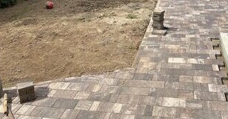 Профессиональная укладка тротуарной плитки на клей в Дзержинском в октябре