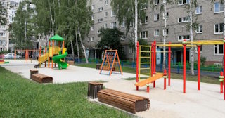 Благоустройство детской площадки во дворе от 1944 руб. в Дзержинском