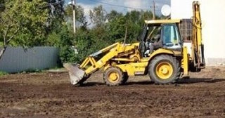 Выравнивание рельефа в Дзержинском в октябре